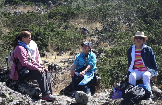 descanso en el paseo